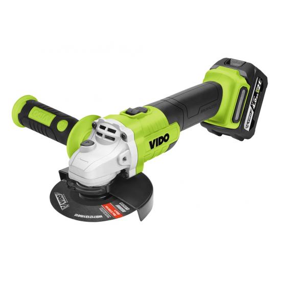 VIDO 21V Li-Ion Akülü Kömürsüz Motor 115 mm Avuç Taşlama WD040520210 VIDO 21V Li-Ion Akülü Kömürsüz Motor 115 mm Avuç Taşlama WD040520210