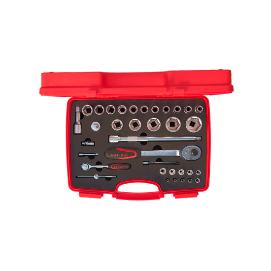 İZELTAŞ 1/4” - 1/2” Altı Köşe Lokma Anahtar Takımı ( 35 Parça ) 1113 00 1038 İZELTAŞ 1/4” - 1/2” Altı Köşe Lokma Anahtar Takımı ( 35 Parça ) 1113 00 1038