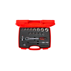 İZELTAŞ 1/2” Altı Köşe Lokma Anahtar Takımı (17 Parça, mm) 1113