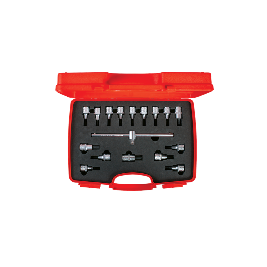 İZELTAŞ 1/2” Lokmalı Allen Uç ve Star (Torx)® Uç Takımı (17 Parça) 1113 İZELTAŞ 1/2” Lokmalı Allen Uç ve Star (Torx)® Uç Takımı (17 Parça) 1113