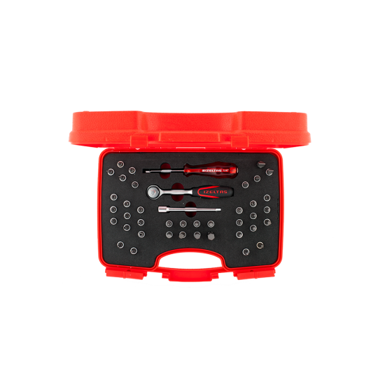 İZELTAŞ 1/4” Bits Uçlu Lokma Set (42 Parça) 1107