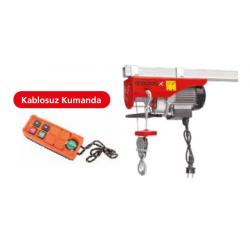 GORDONX 1000 kg 18 metre Elektrikli Vinç  Kablosuz Kumanda