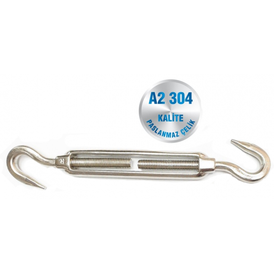 İNOX GERDİRME KANCA KANCA A2-304 KALİTE ART 8246B İNOX GERDİRME KANCA KANCA A2-304 KALİTE ART 8246B