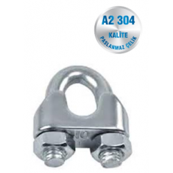 İNOX HALAT KLEMENSİ A2-304 KALİTE ART 8248 İNOX HALAT KLEMENSİ A2-304 KALİTE ART 8248