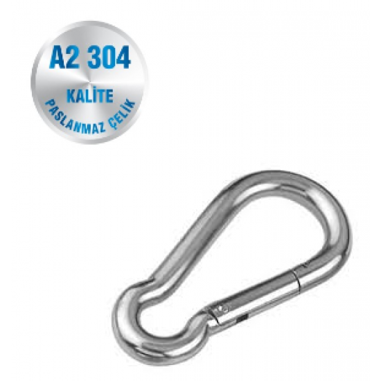 İNOX KARABİNA A2-304 KALİTE ART 8249 İNOX KARABİNA A2-304 KALİTE ART 8249