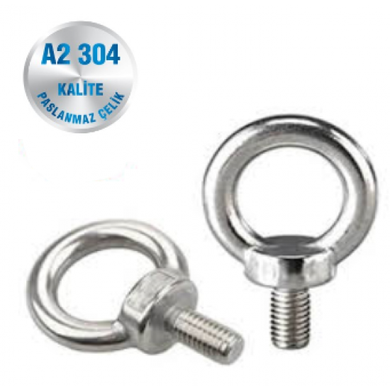 İNOX AYBOLT ERKEK A2-304 KALİTE DIN 580