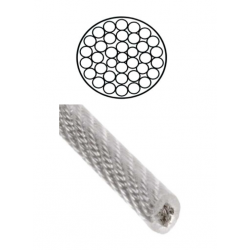 ŞEFFAF İZOLELİ ÇELİK HALAT 10--12 MM