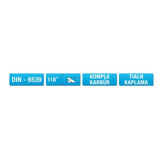3 AĞIZLI KISA TİALN KAPLI KARBÜR MAATKAP UCU DIN - 6539 3 AĞIZLI KISA TİALN KAPLI KARBÜR MAATKAP UCU DIN - 6539