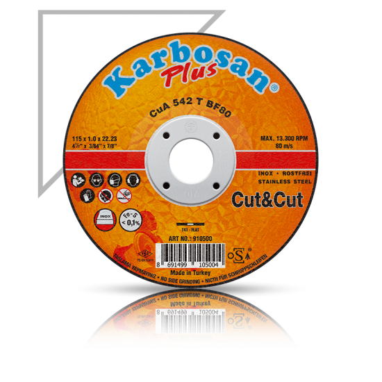 KARBOSAN Cut & Cut Plus İnce Kesme Diskleri KARBOSAN Cut & Cut Plus İnce Kesme Diskleri
