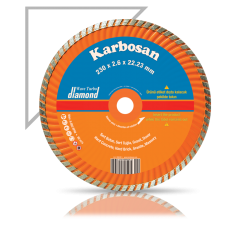 karbosan Turbo Kanallı Elmas Kesici