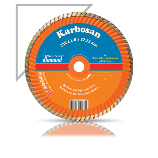 karbosan Turbo Kanallı Elmas Kesici
