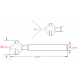 90° Havşa Freze DIN-335/C  HSS-M2AL