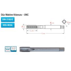Düz Makine Kılavuzu - UNC DIN-2183/C HSS-M2AL Düz Makine Kılavuzu - UNC DIN-2183/C HSS-M2AL