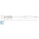 Konik Saplı Makine Raybası DIN-208/B 8° SOL HELİS KESME TOLERANSI H7 Konik Saplı Makine Raybası DIN-208/B 8° SOL HELİS KESME TOLERANSI H7