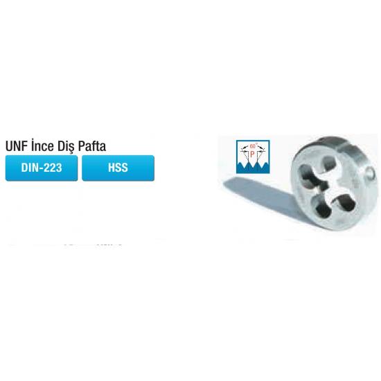 UNF İnce Diş Pafta DIN-223 HSS UNF İnce Diş Pafta DIN-223 HSS