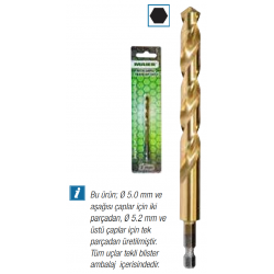 BİTS SAPLI HSS FULLY GROUND MATKAP UCU